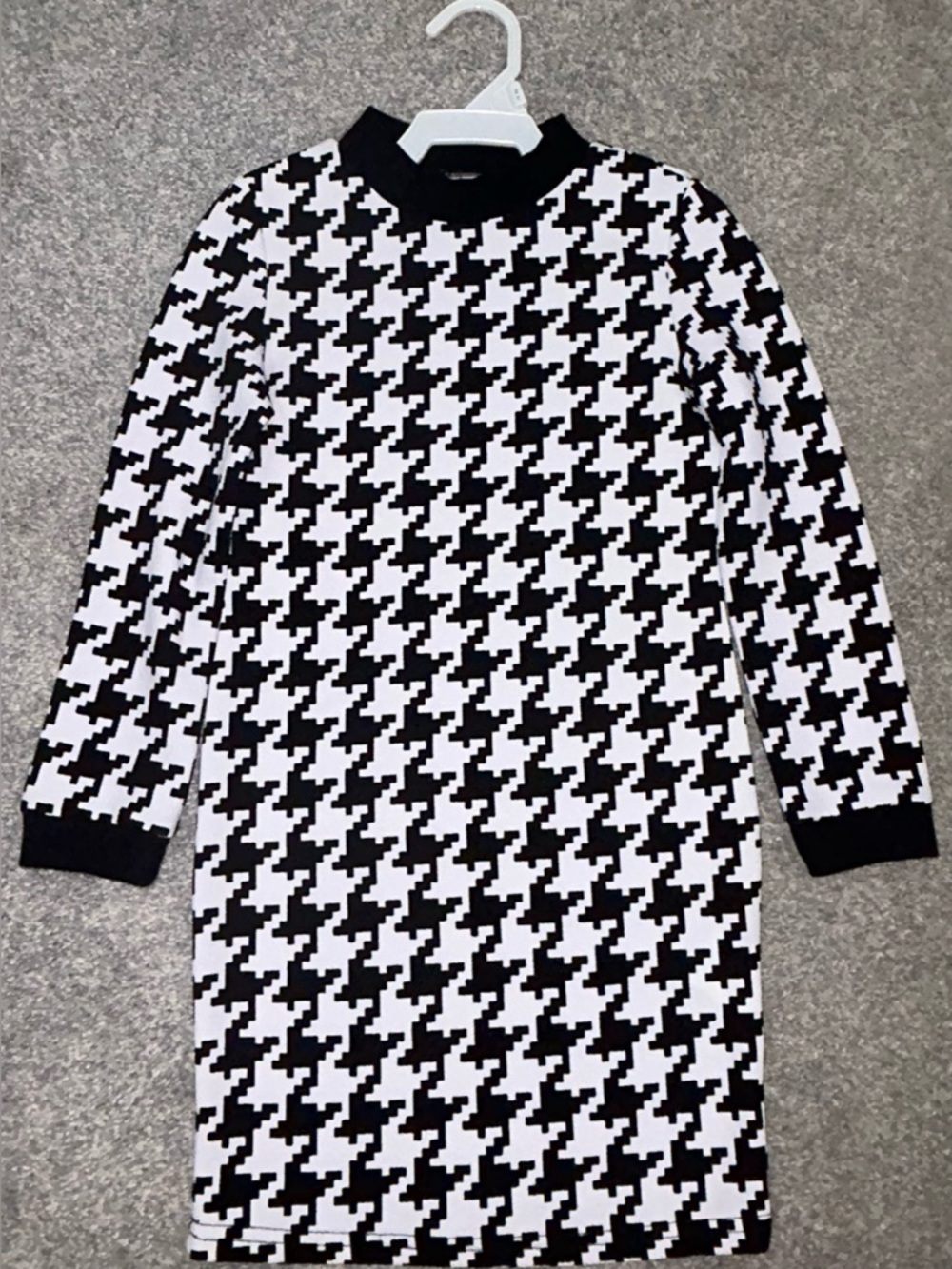 Girls Dress - black and white dress - checkered dress - toddler dress - girls